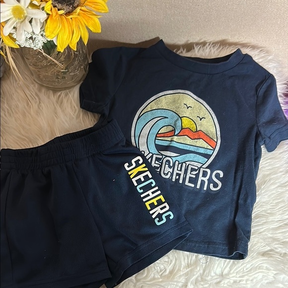 EUC Mickey Mouse and Skechers Kids Outfit Set 18 months - Picture 2 of 7